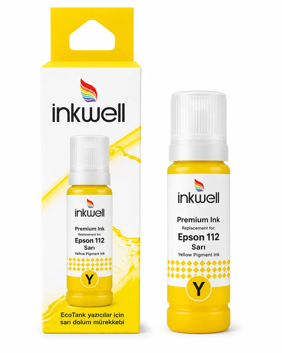 MUADİL MÜREKKEP (İNKWELL EPSON 112  Y)(Pigment) 1